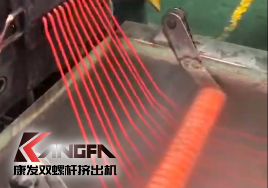 康發(fā)售后服務(wù)無(wú)止境！客戶(hù)水拉條JSH-75雙螺桿擠出機(jī) 普通玻纖增強(qiáng)改性售后維保記